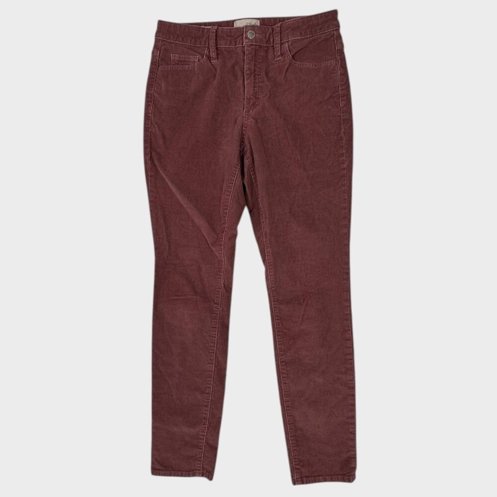Universal Thread Womens Size 4 27 Corduroy Pants High Rise Skinny